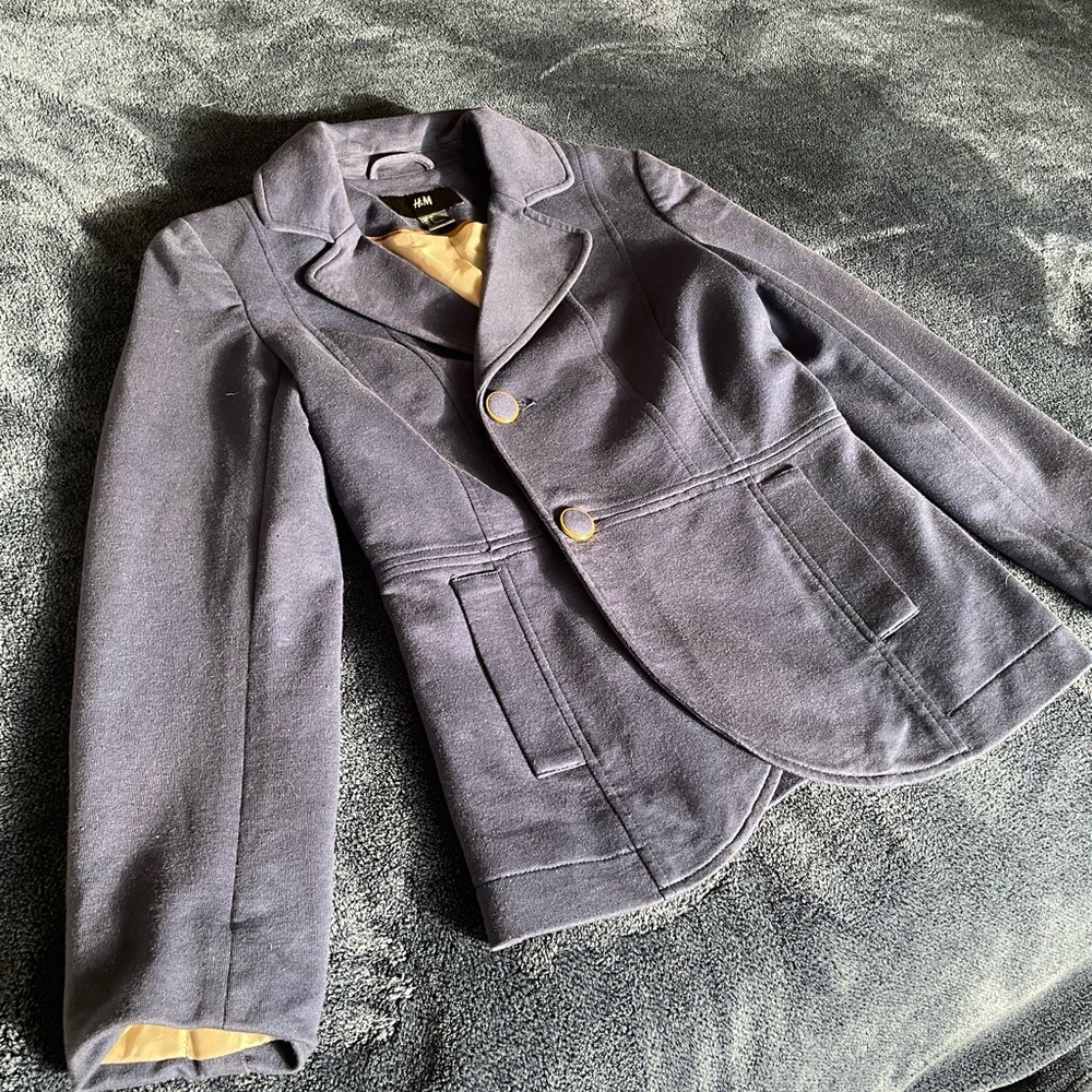 Preowned- Vintage H&M Long Sleeve Single Breasted Blazer Womens (Size US4) - Picture 10 of 15